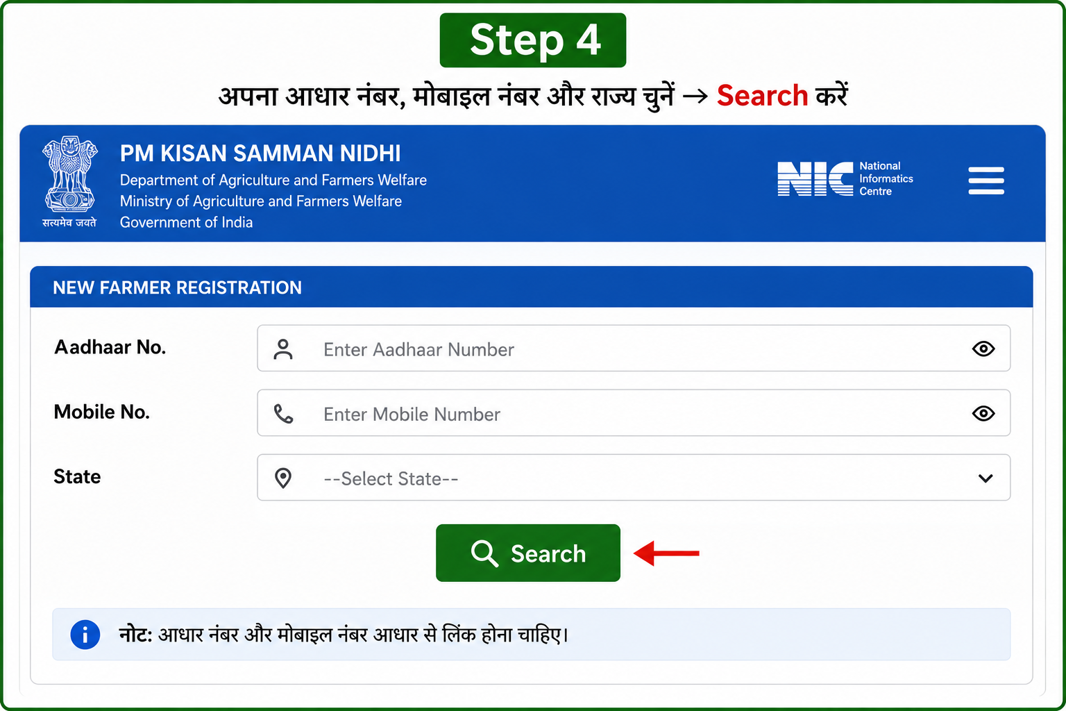 PM Kisan Step 4